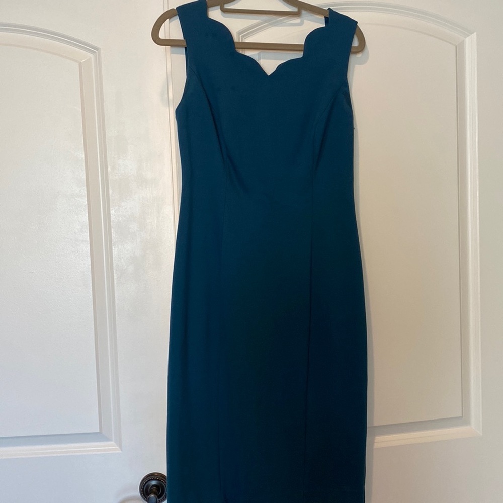Talbots size 2 stretch fitted, work/cocktail dress